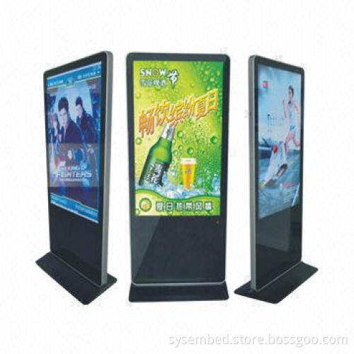 AD-550F LCD Advertising Players with 1,200 x 680mm Display Area, 90-240V AC (50-60Hz) Power Supply